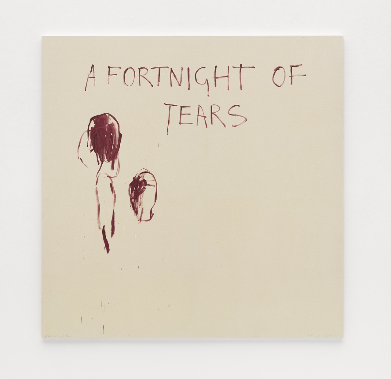 Tracey Emin, White Cube, art, gallery, museum, a fortnight of tears, british, london, artist