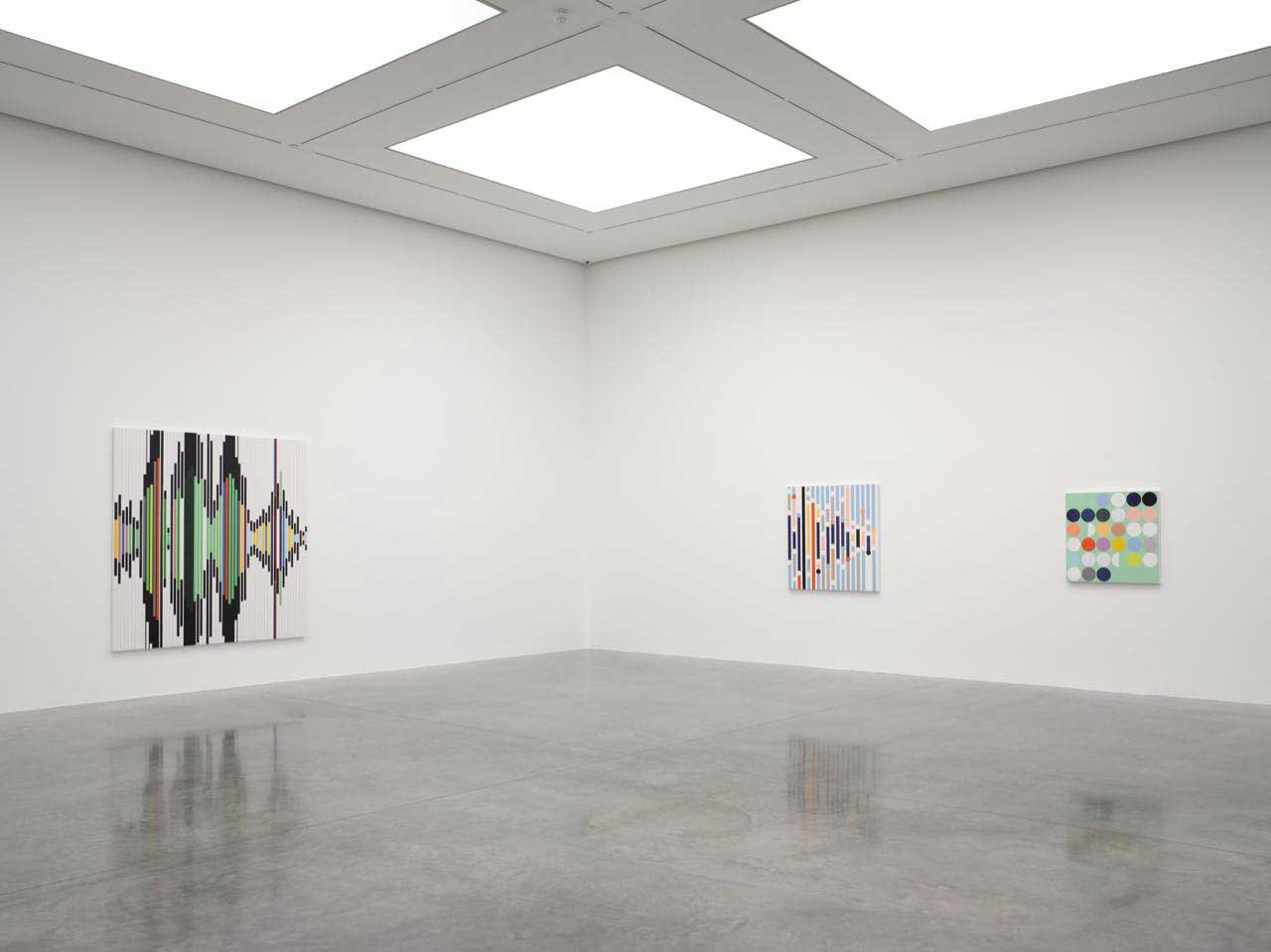 Sarah Morris, white cube, gallery, Bermondsey, art, installation, machines