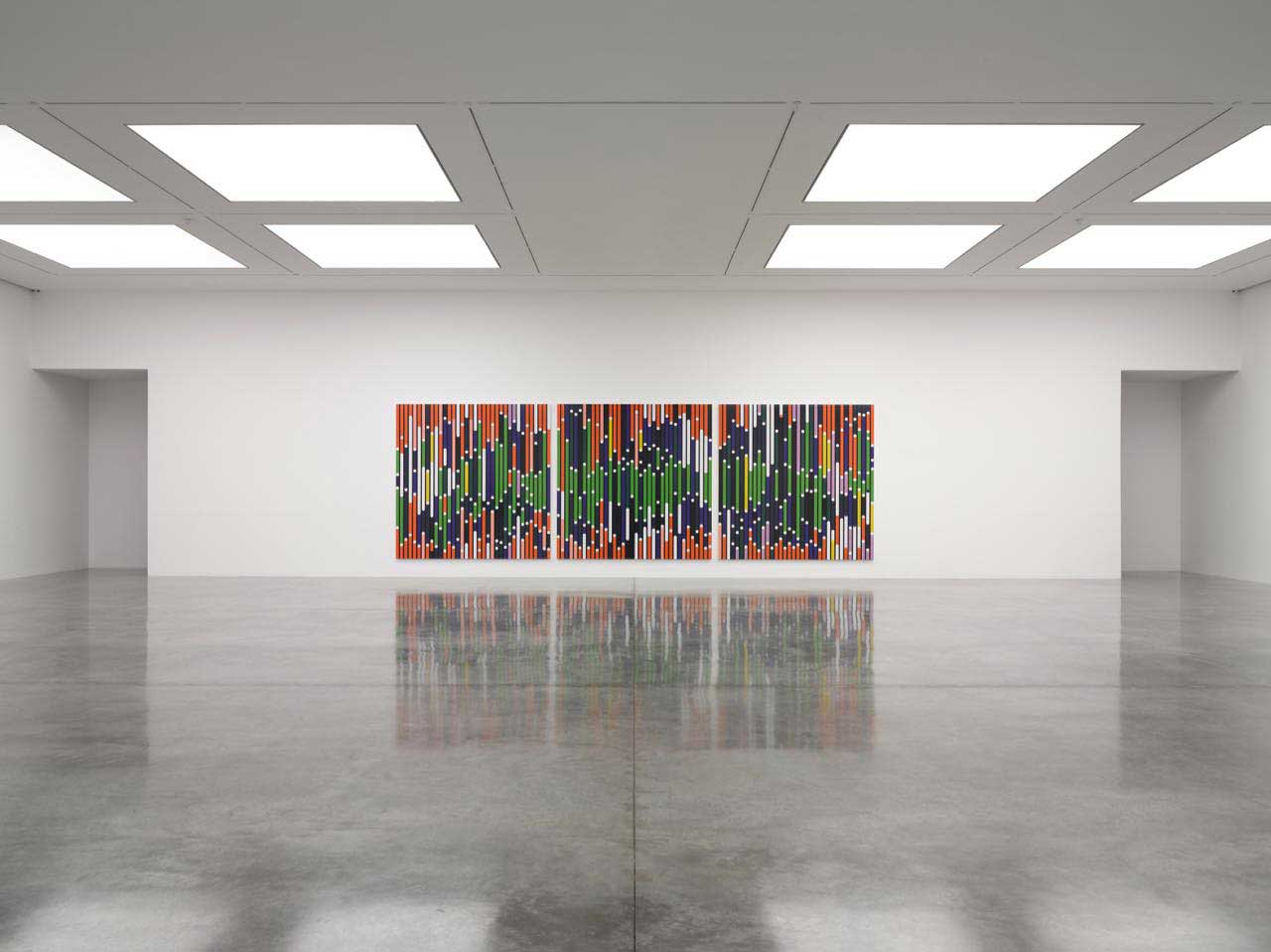 Sarah Morris, white cube, gallery, Bermondsey, art, installation, machines