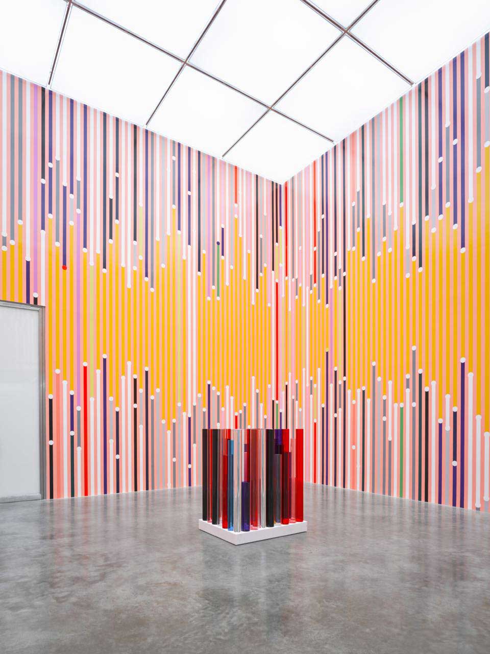 Sarah Morris, white cube, gallery, Bermondsey, art, installation, machines